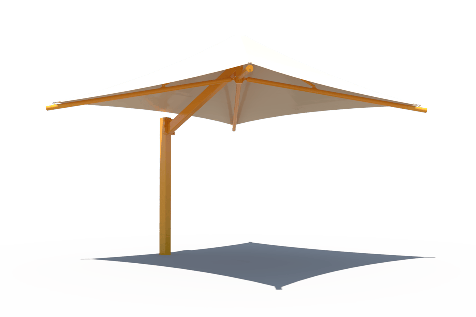 Square Cantilever Waterproof Umbrella